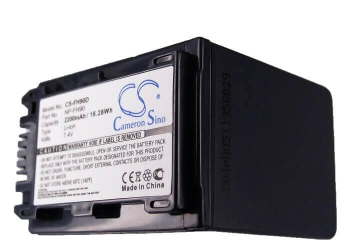 7.4V, Li-ion, 2200mAh, Camera battery fits Sony, Np-fh90, Cr-hc51e, Dcr-30, 16.28Wh Camera Cameron Sino Technology Limited (Suspended)