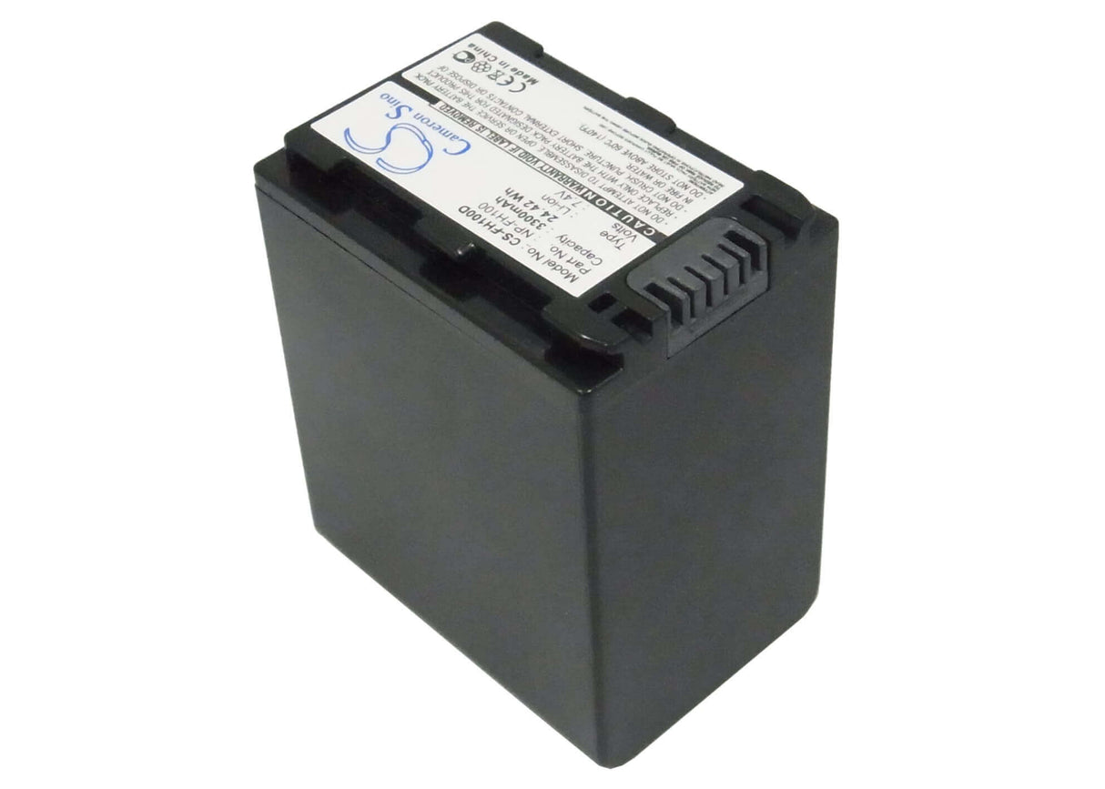 7.4V, Li-ion, 3300mAh, Camera battery fits Sony, Np-fh100, Cr-hc51e, Dcr-30, 24.42Wh Camera Cameron Sino Technology Limited (Camera)