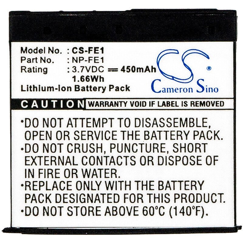 Camera Battery For Sony Cyber-shot Dsc-t7, Cyber-shot Dsc-t7/b, 3.7v, 450mah - 1.67wh Camera Cameron Sino Technology Limited (Suspended)