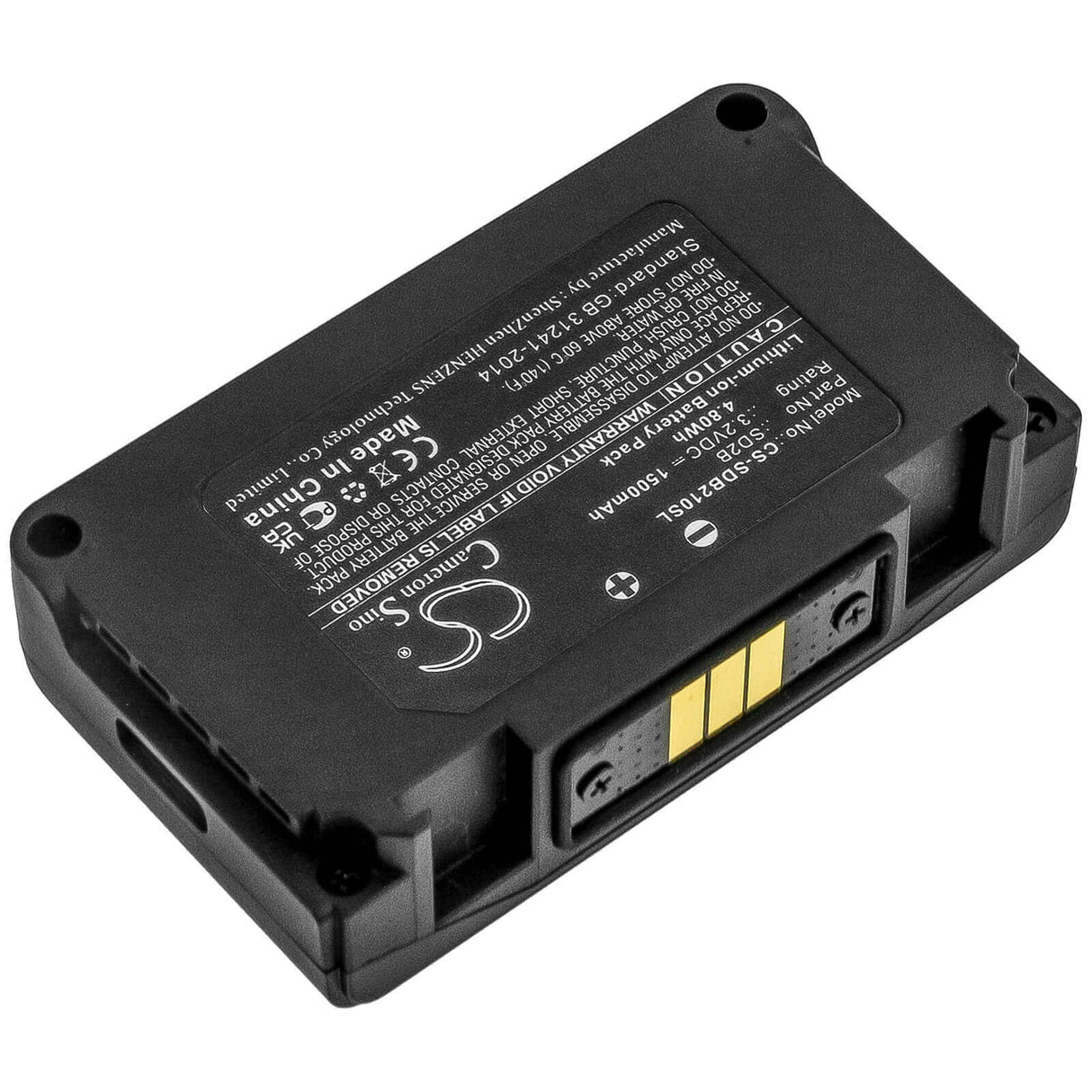 3.2V, Li-ion, 1500mAh, batterie de microphone compatible avec Sony, Sd2b, Mamen Md2, Uwp-d21, 4.8Wh Microphone Cameron Sino Technology Limited