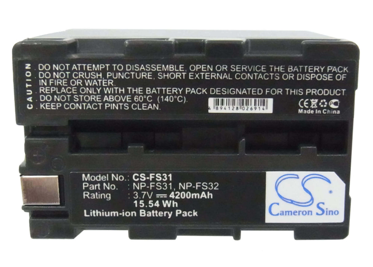 Batterie pour Sony Dcr-pc1, Dcr-pc1e, Dcr-pc2, Dcr-pc2e, 3.7v, 4200mah - 15.54wh Batteries pour Électronique Cameron Sino Technology Limited (Suspendu)