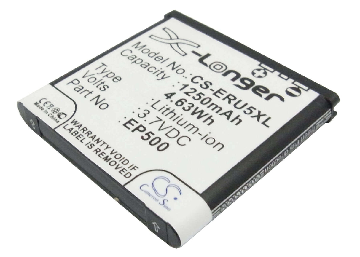 Battery For Sony Ericsson U5, U5i Vivaz, U5i Cosmic 3.7v, 1250mah - 4.63wh Batteries for Electronics Cameron Sino Technology Limited (Suspended)