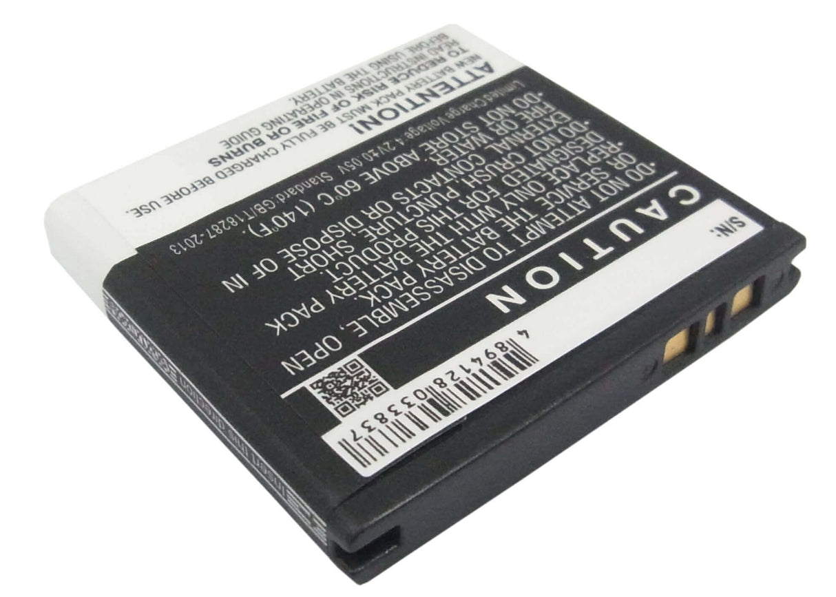3.7V, Li-ion, 900mAh, SmartPhone battery fits Sony Ericsson, Ep500, E15, E15i, 3.33Wh Mobile, SmartPhone Cameron Sino Technology Limited (Smartphone)