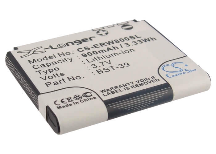 3,7V, Li-ion, 900mAh, batterie de smartphone compatible avec Sony Ericsson, Bst-39, Equinox, J110a, 3,33Wh Mobile, SmartPhone Cameron Sino Technology Limited (Suspendu)