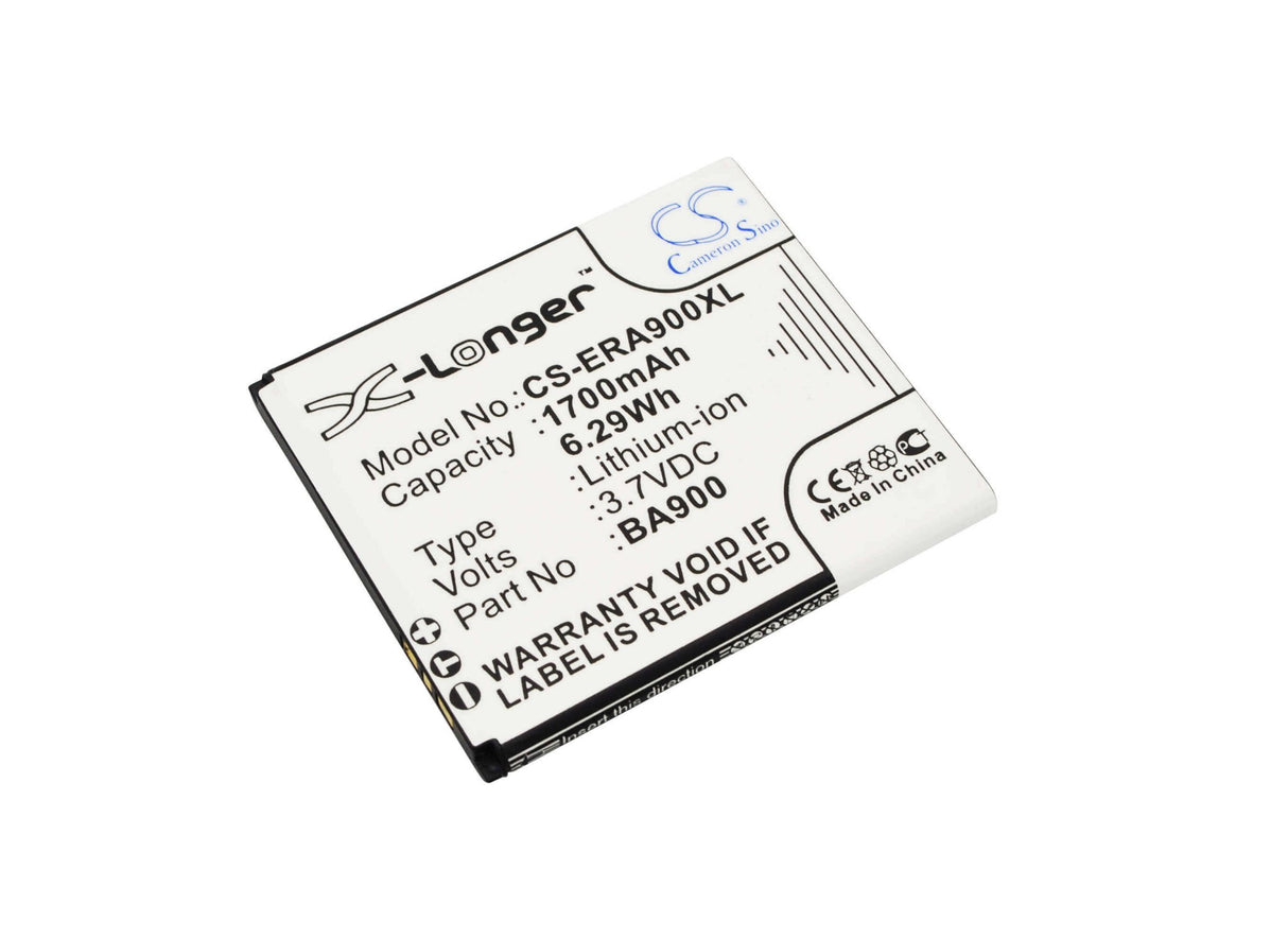 Battery For Sony Ericsson Xperia Gx, Lt29, Lt29i 3.7v, 1700mah - 6.29wh Batteries for Electronics Cameron Sino Technology Limited (Suspended)