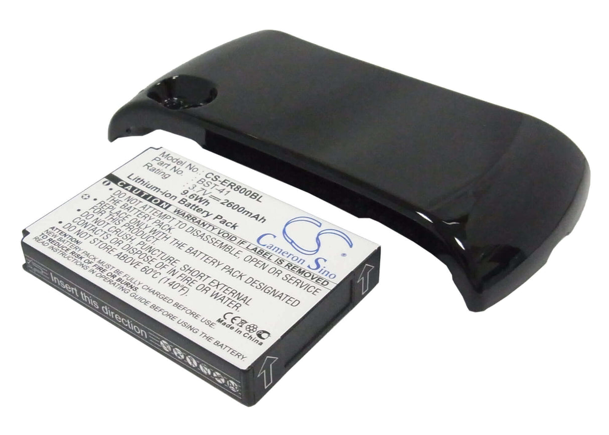 Battery For Sony Ericsson Xperia Play, R800a, R800i, Black Cover 3.7v, 2600mah - 9.62wh Batteries for Electronics Cameron Sino Technology Limited (Suspended)