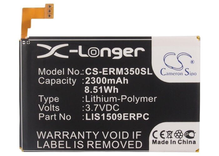 3.7V, Li-Polymer, 2300mAh, SmartPhone battery fits Sony Ericsson, 1266-340.1, C5303, Huashan Chun, 8.51Wh Mobile, SmartPhone Cameron Sino Technology Limited (Smartphone)