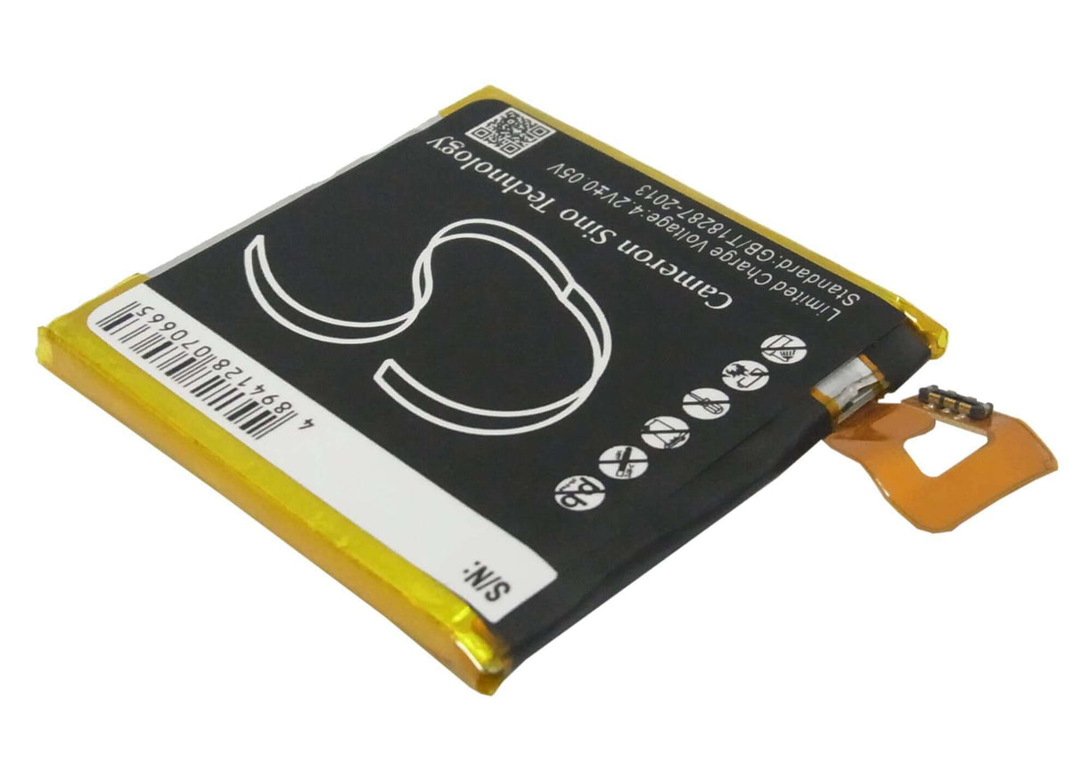 3.7V, Li-Polymer, 1780mAh, SmartPhone battery fits Sony Ericsson, 1257-1456, Lt30a, Lt30at, 6.59Wh Mobile, SmartPhone Cameron Sino Technology Limited (Smartphone)