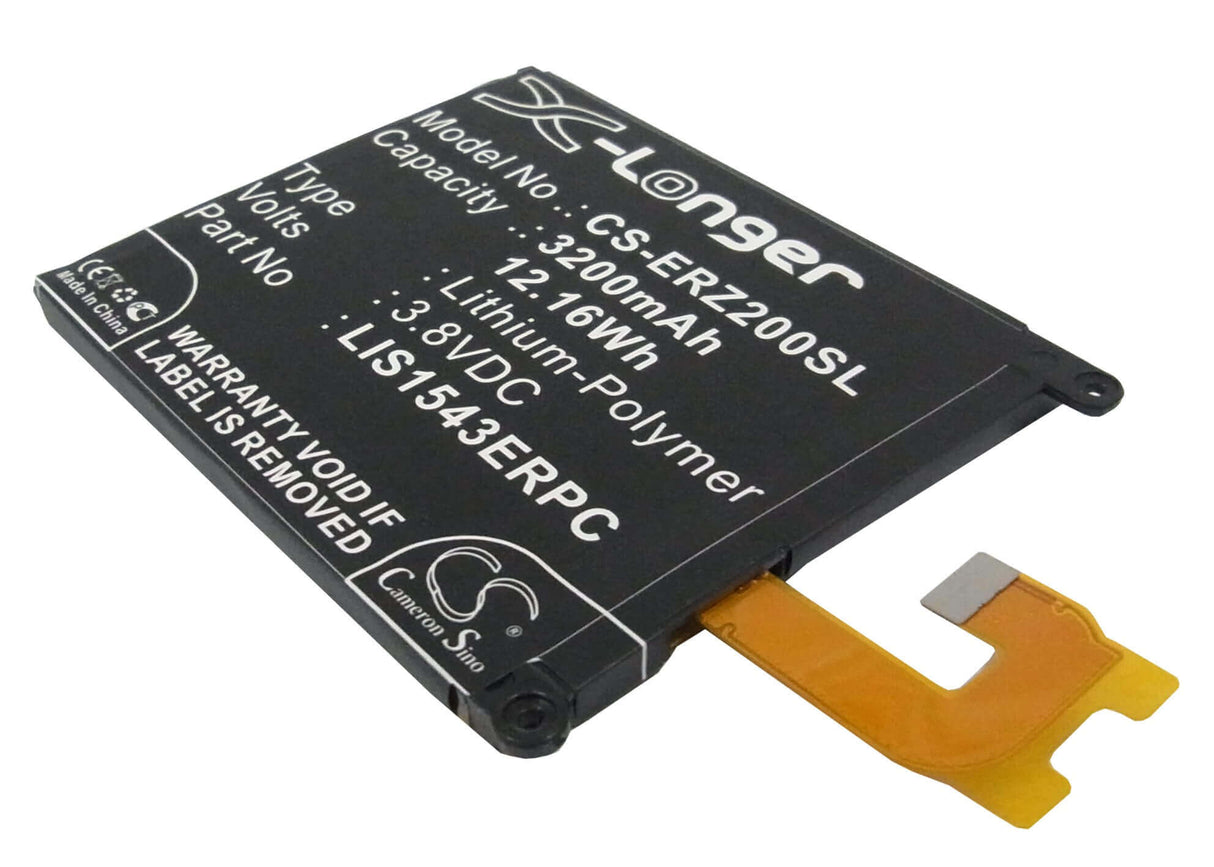 3.8V, Li-Polymer, 3200mAh, SmartPhone battery fits Sony Ericsson, 1588-4170, D6502, D6503, 12.16Wh Mobile, SmartPhone Cameron Sino Technology Limited (Smartphone)