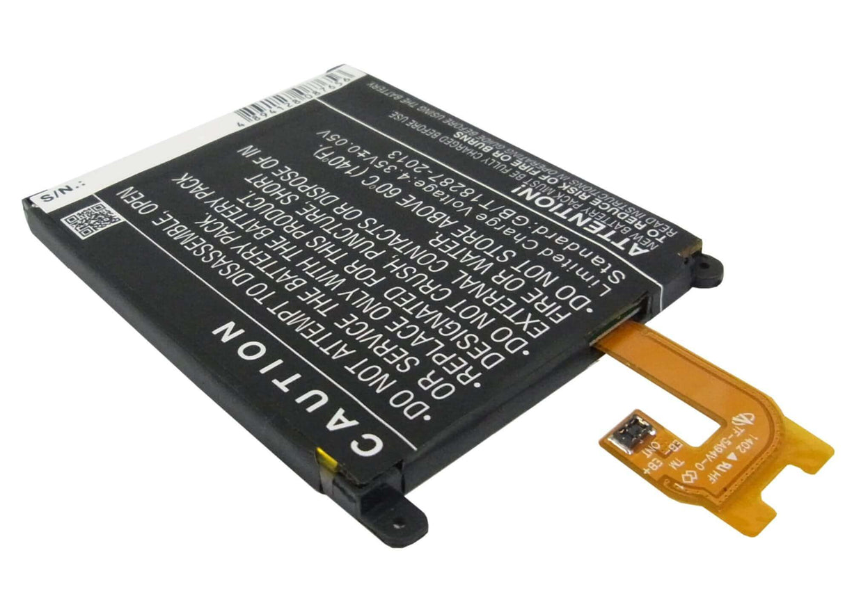3.8V, Li-Polymer, 3200mAh, SmartPhone battery fits Sony Ericsson, 1588-4170, D6502, D6503, 12.16Wh Mobile, SmartPhone Cameron Sino Technology Limited (Smartphone)