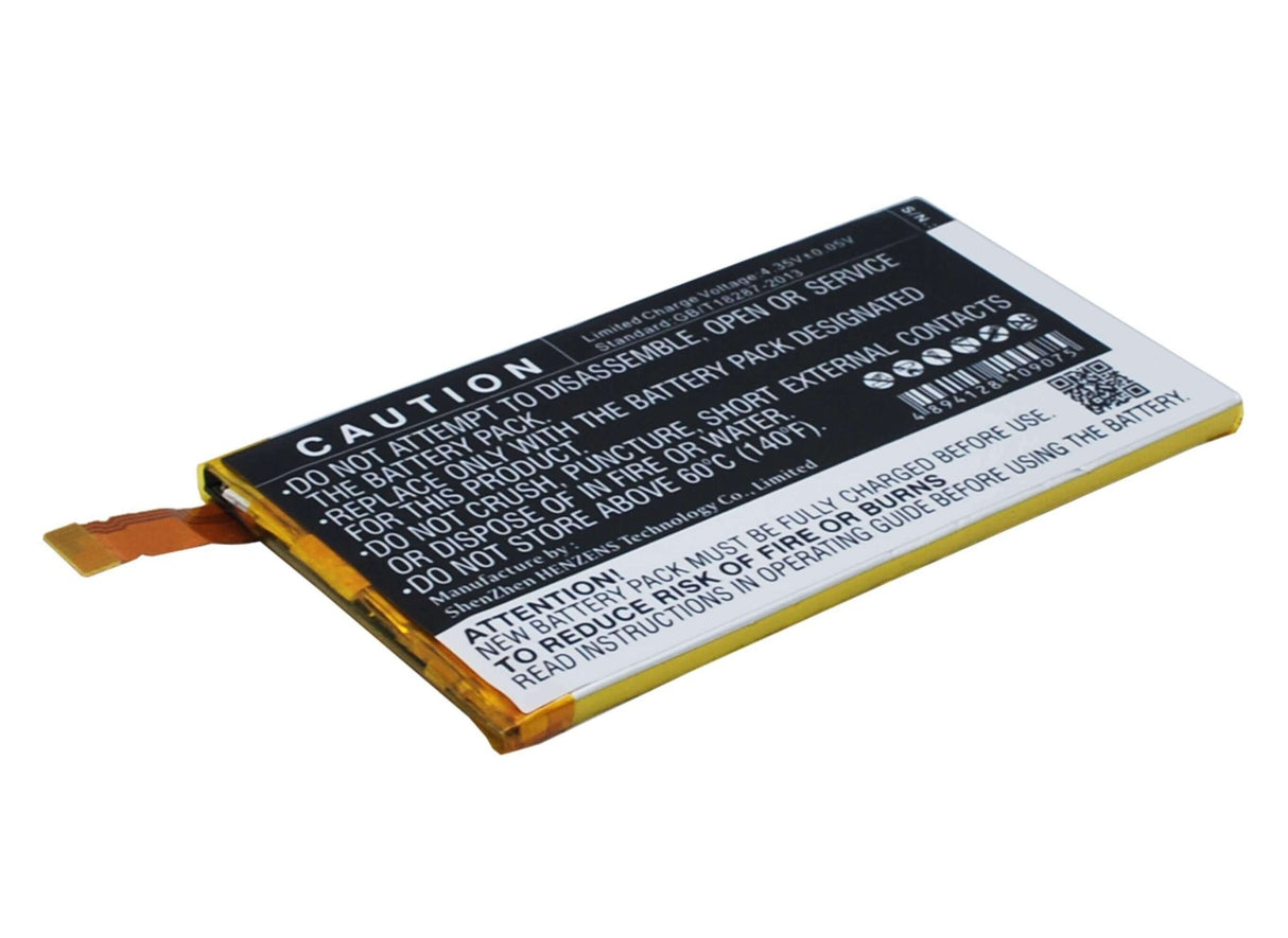 3.8V, Li-Polymer, 3000mAh, SmartPhone battery fits Sony Ericsson, Lis1547erpc, Canopus, Canopus Anna, 11.4Wh Mobile, SmartPhone Cameron Sino Technology Limited (Suspended)