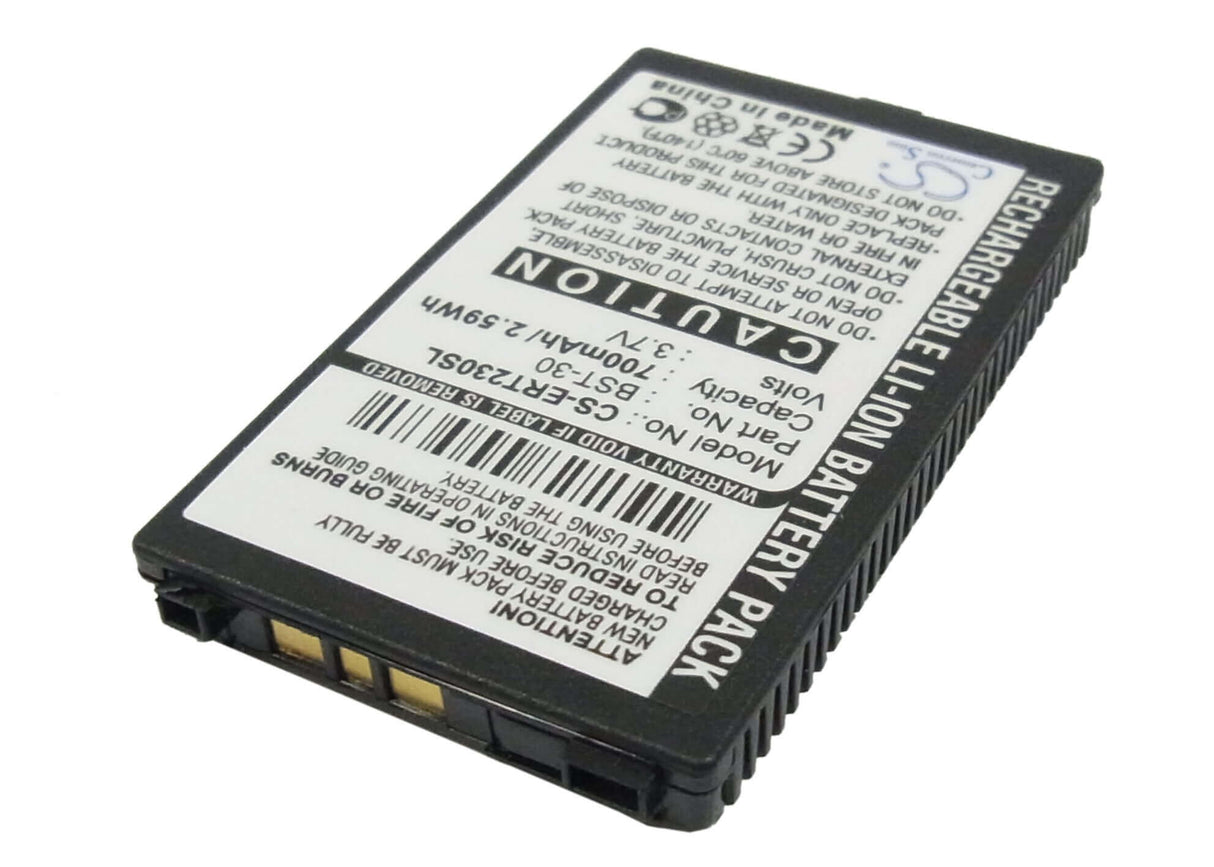 Battery For Sony Ericsson Z200, Z208, K700 3.7v, 800mah - 2.96wh Batteries for Electronics Cameron Sino Technology Limited (Suspended)