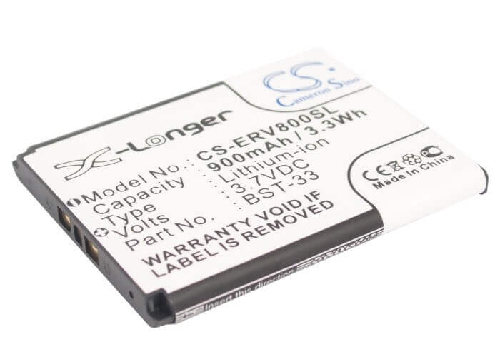 3.7V, Li-ion, 900mAh, SmartPhone battery fits Sony Ericsson, Vodafone, Bst-33, C702, C901 Greenheart, 3.33Wh Mobile, SmartPhone Cameron Sino Technology Limited (Smartphone)