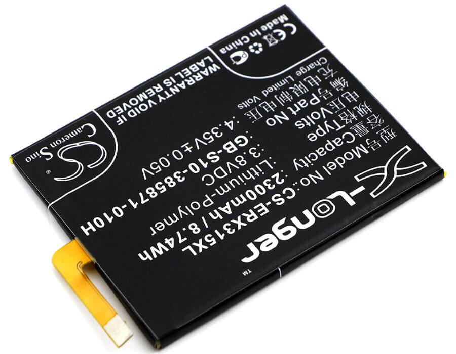 3.8V, Li-Polymer, 2300mAh, SmartPhone battery fits Sony, Sony Ericsson, Gb-s10-385871-010h, F3111, F3112, 8.74Wh Mobile, SmartPhone Cameron Sino Technology Limited (Smartphone)