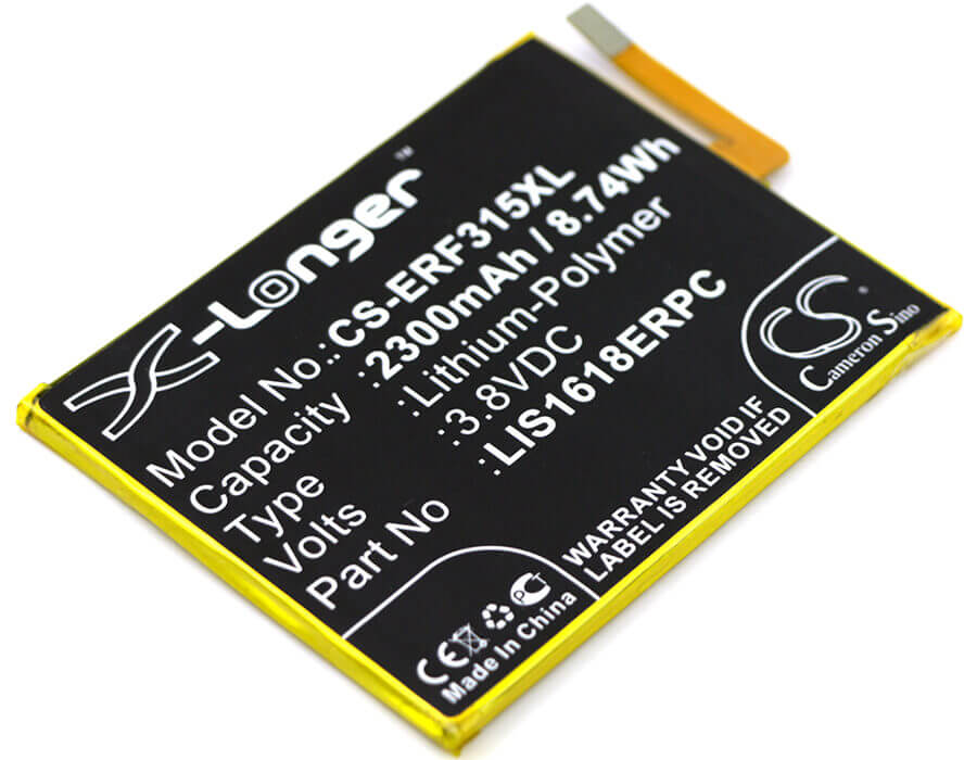 3.8V, Li-Polymer, 2300mAh, SmartPhone battery fits Sony, 1298-9239, F3311, F3313, 8.74Wh Mobile, SmartPhone Cameron Sino Technology Limited (Smartphone)
