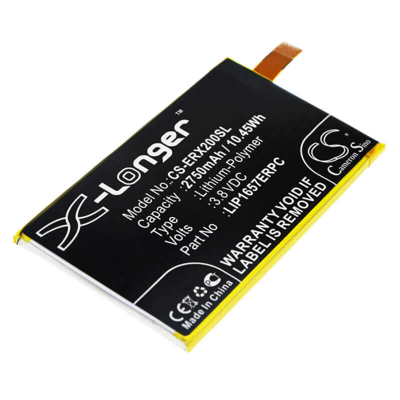3.8V, Li-Polymer, 2750mAh, SmartPhone battery fits Sony, 1310-1071, H8314, H8324, 10.45Wh Mobile, SmartPhone Cameron Sino Technology Limited (Smartphone)
