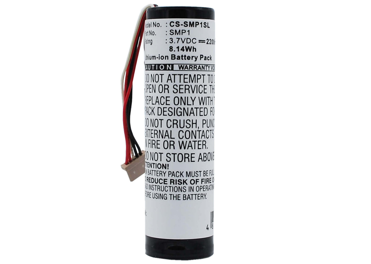 3.7V, Li-ion, 2200mAh, Media Player battery fits Sony, Hmp-a1, 8.14Wh Media Player Cameron Sino Technology Limited