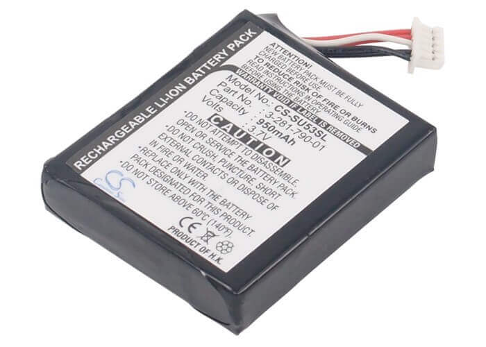 3,7V, Li-ion, 950mAh, batterie GPS compatible Sony, 3-281-790-01, Nvd-u01n, Nv-u50, 3,52Wh GPS, Navigator Cameron Sino Technology Limited