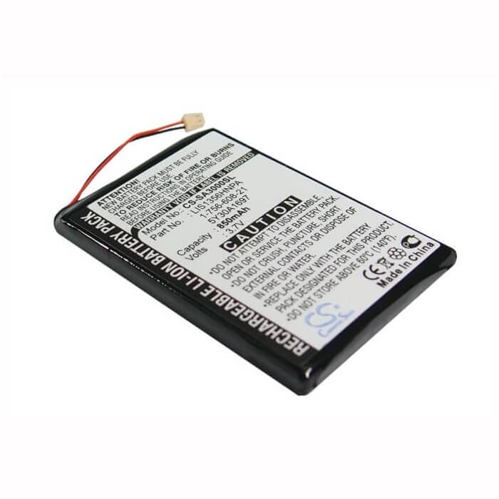 3.7V, Li-ion, 850mAh, Media Player battery fits Sony, 1-756-608-21, Nw-a3000 Series, Nw-a3000v, 3.15Wh Media Player Cameron Sino Technology Limited (Suspended)