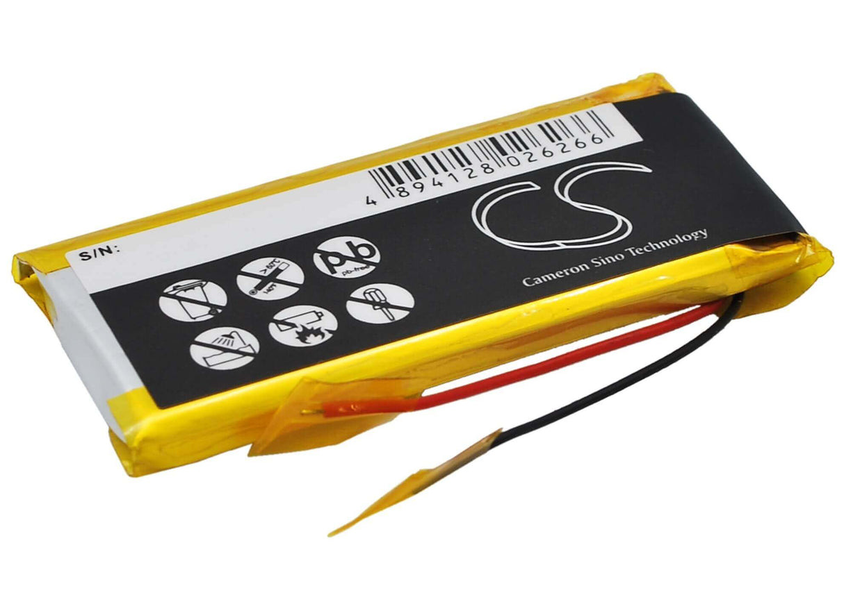 3.7V, Li-Polymer, 330mAh, Media Player battery fits Sony, 1-175-558-11, Nw-e403, Nw-e405, 1.22Wh Media Player Cameron Sino Technology Limited