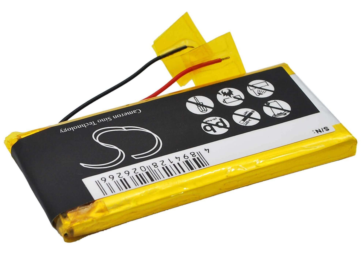 3.7V, Li-Polymer, 330mAh, Media Player battery fits Sony, 1-175-558-11, Nw-e403, Nw-e405, 1.22Wh Media Player Cameron Sino Technology Limited
