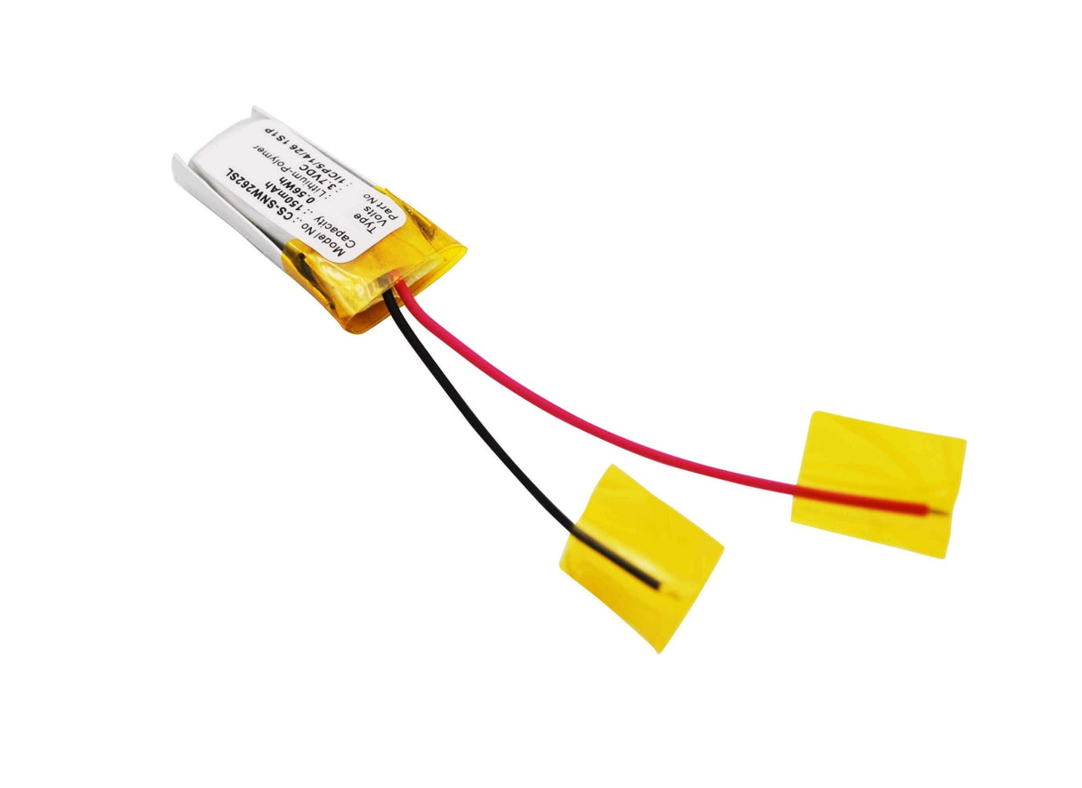 3.7V, Li-Polymer, 150mAh, Media Player battery fits Sony, 1icp5/14/26 1s1p, Nwz-w262, 0.56Wh Media Player Cameron Sino Technology Limited