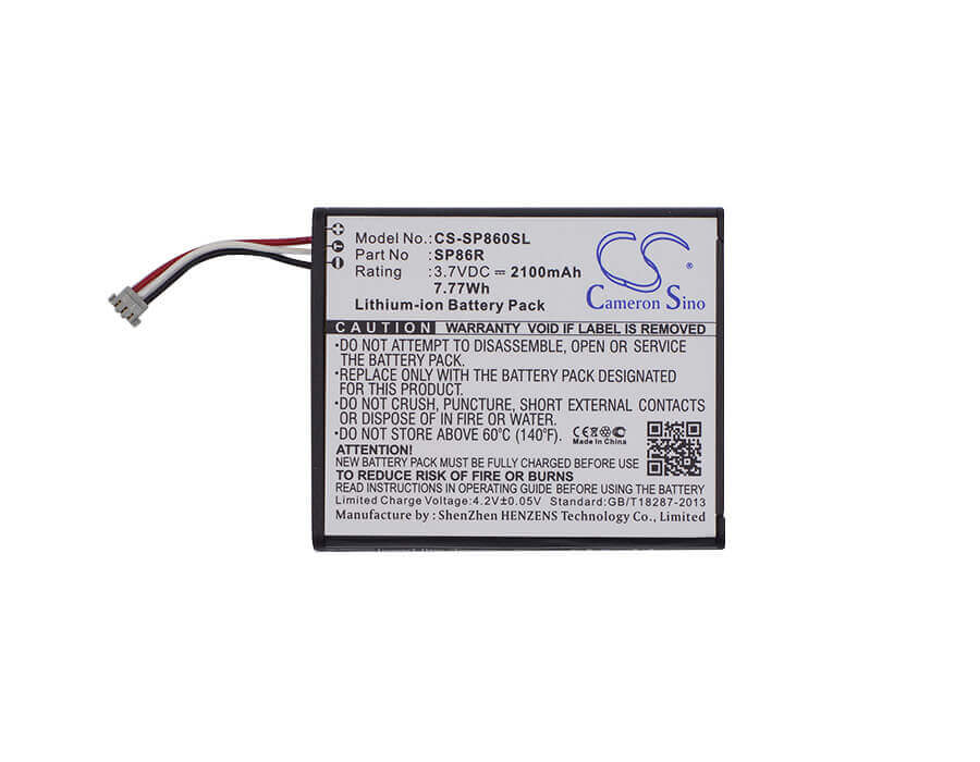 3,7V, Li-ion, 2100mAh, batterie de console de jeu compatible Sony, 4-451-971-01, Pch-2007, Ps Vita 2007, 7,77Wh Console de jeu Cameron Sino Technology Limited