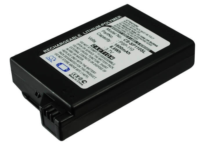 3.7V, Li-ion, 1800mAh, Game Console battery fits Sony, Psp-110, Psp-1000, Psp-1000g1, 6.66Wh Game Console Cameron Sino Technology Limited