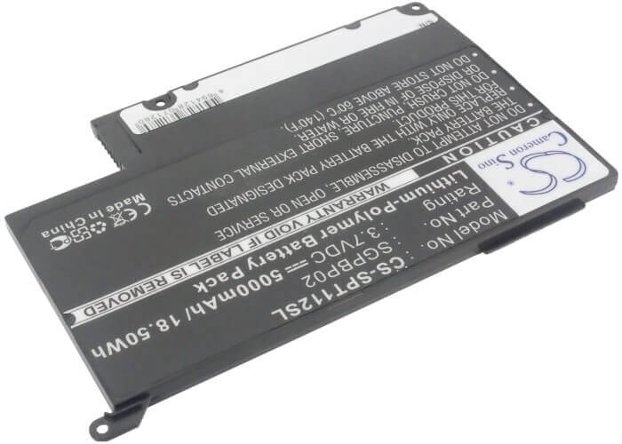 3.7V, Li-Polymer, 5000mAh, Tablet battery fits Sony, Sgpbp02, Sgpt111cn, Sgpt112cn, 18.50Wh Tablet Cameron Sino Technology Limited