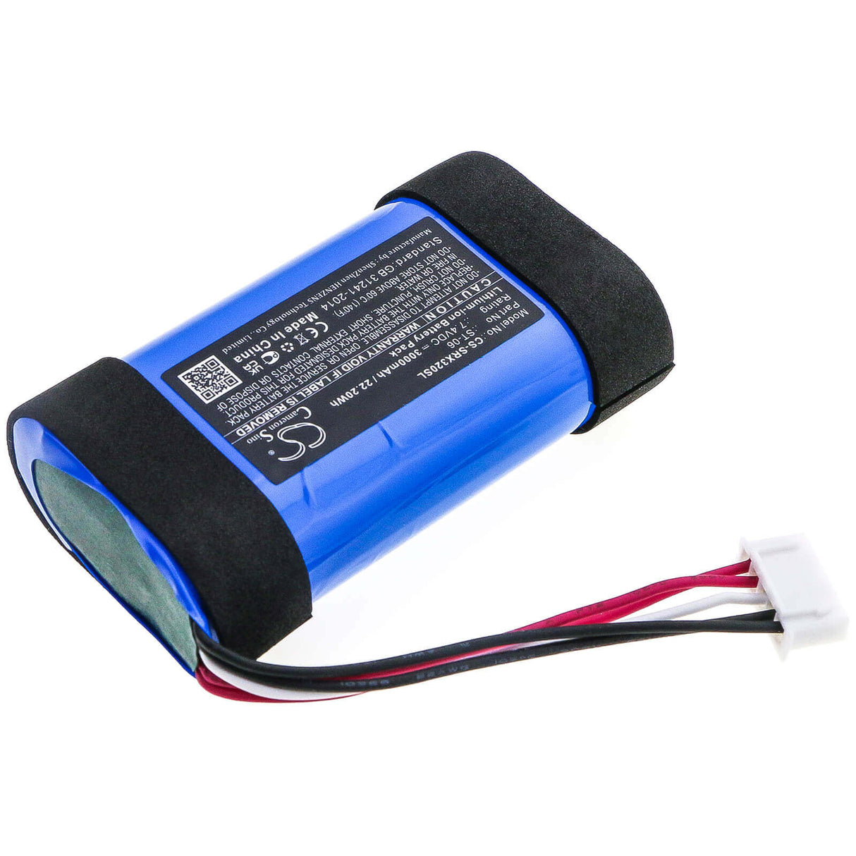 7.4V, Li-ion, 3350mAh, Batterie de haut-parleur compatible avec Sony, Srs-xb31, Srs-xb32, 24.79Wh Haut-parleur Cameron Sino Technology Limited