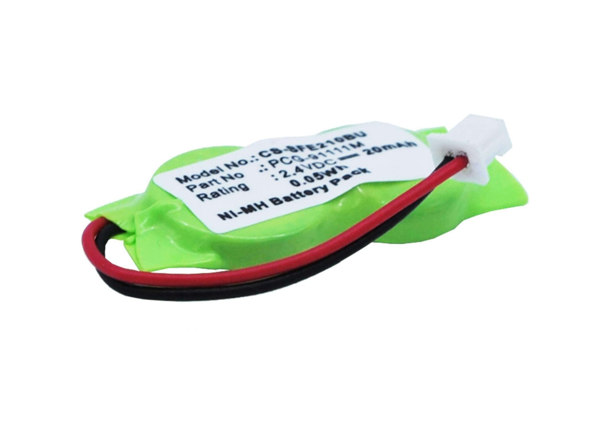 2.4V, Ni-MH, 20mAh, CMOS / BackUp battery fits Sony, 2/v15h, VAIO PCG-7134M, VAIO PCG-7154M, 0.05Wh CMOS / BackUp Cameron Sino Technology Limited