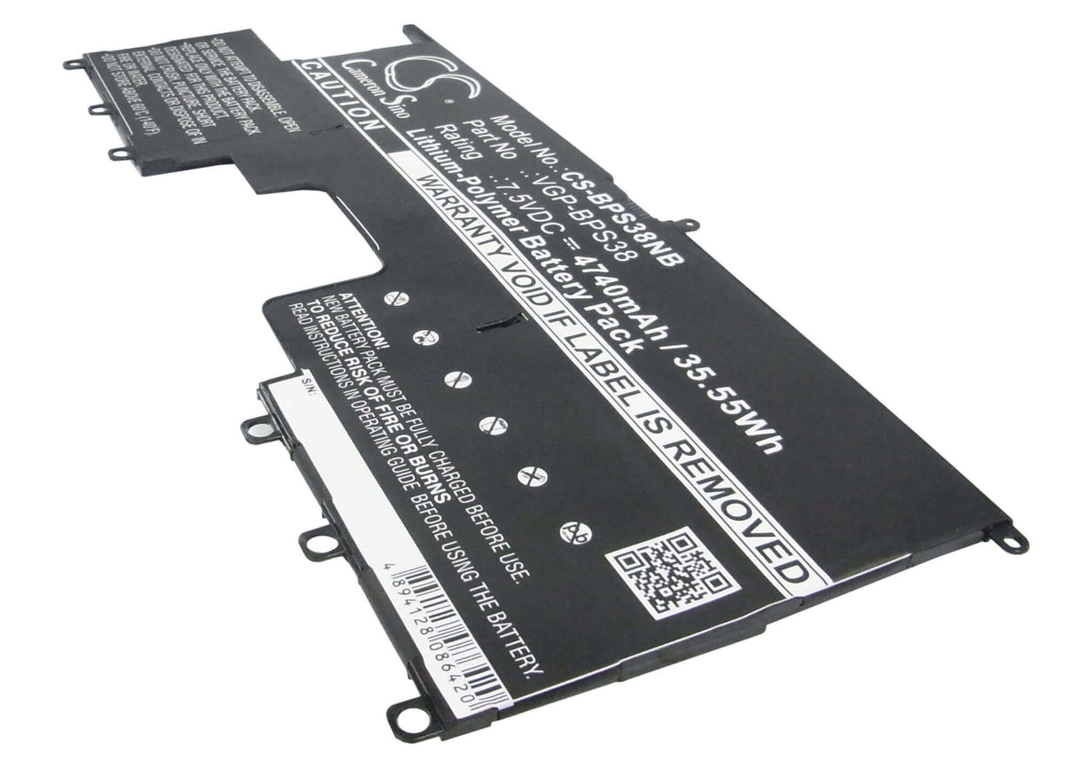 Battery For Sony Vaio Pro 13, Svp1322ycw, Svp13229pw 7.5v, 4740mah - 35.55wh Notebook, Laptop Cameron Sino Technology Limited