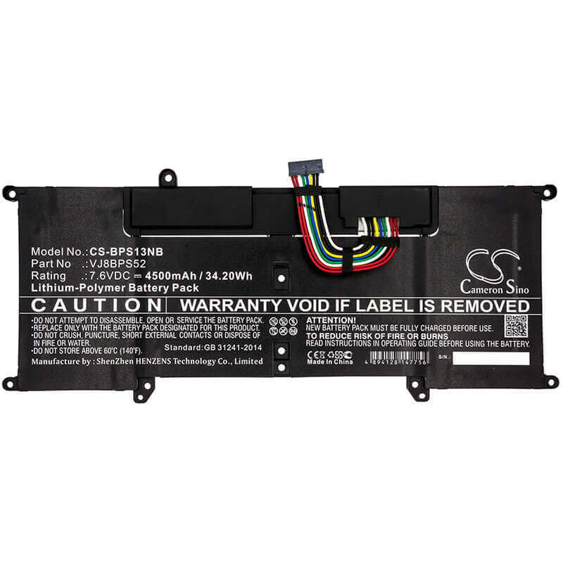 Battery For Sony, Vaio S11, Vaio S13, Vjs112c0111b 7.6v, 4500mah - 34.20wh Notebook, Laptop Cameron Sino Technology Limited