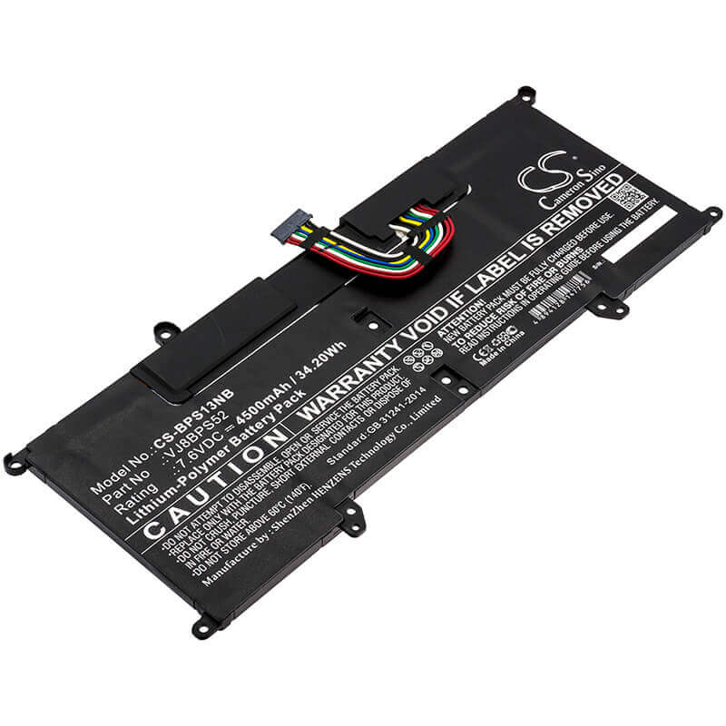 Battery For Sony, Vaio S11, Vaio S13, Vjs112c0111b 7.6v, 4500mah - 34.20wh Notebook, Laptop Cameron Sino Technology Limited