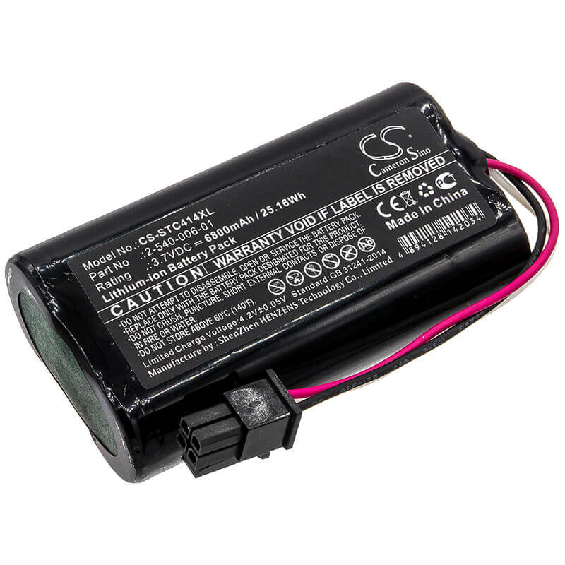 3.7V, Li-ion, 6800mAh, Batterie de haut-parleur compatible avec Soundcast, Mld414, Outcast Melody, 25.16Wh Haut-parleur Cameron Sino Technology Limited