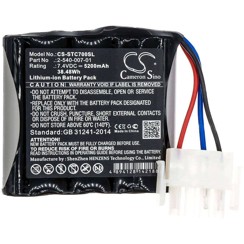 7.4V, Li-ion, 5200mAh, Speaker battery fits Soundcast, Outcast Vg7, 38.48Wh Speaker Cameron Sino Technology Limited
