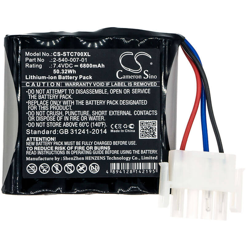 7.4V, Li-ion, 6800mAh, Speaker battery fits Soundcast, Outcast Vg7, 50.32Wh Speaker Cameron Sino Technology Limited