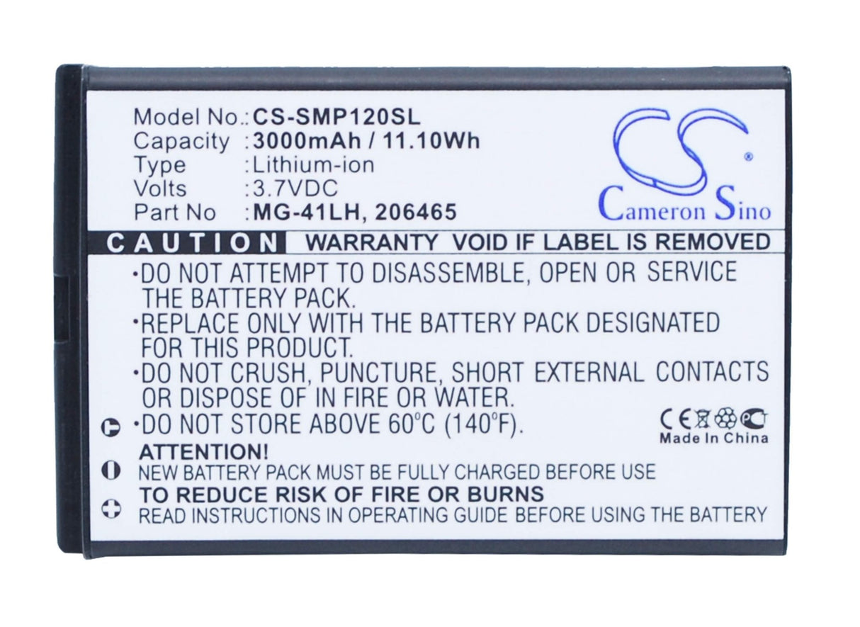 3.7V, Li-ion, 3000mAh, batterie GPS compatible avec Chc, Hemisphere, Getac, Spectra, Lt30, Lt30gd, 11.1Wh GPS, Navigator Cameron Sino Technology Limited