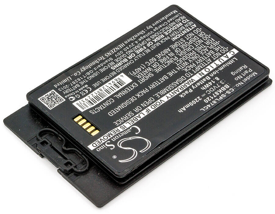 3,7V, Li-ion, 2200mAh, Batterie de téléphone sans fil compatible avec Spectralink, Bbk87120, 8742, Pbl87420, 8,14Wh Téléphone sans fil Cameron Sino Technology Limited (Téléphone sans fil)