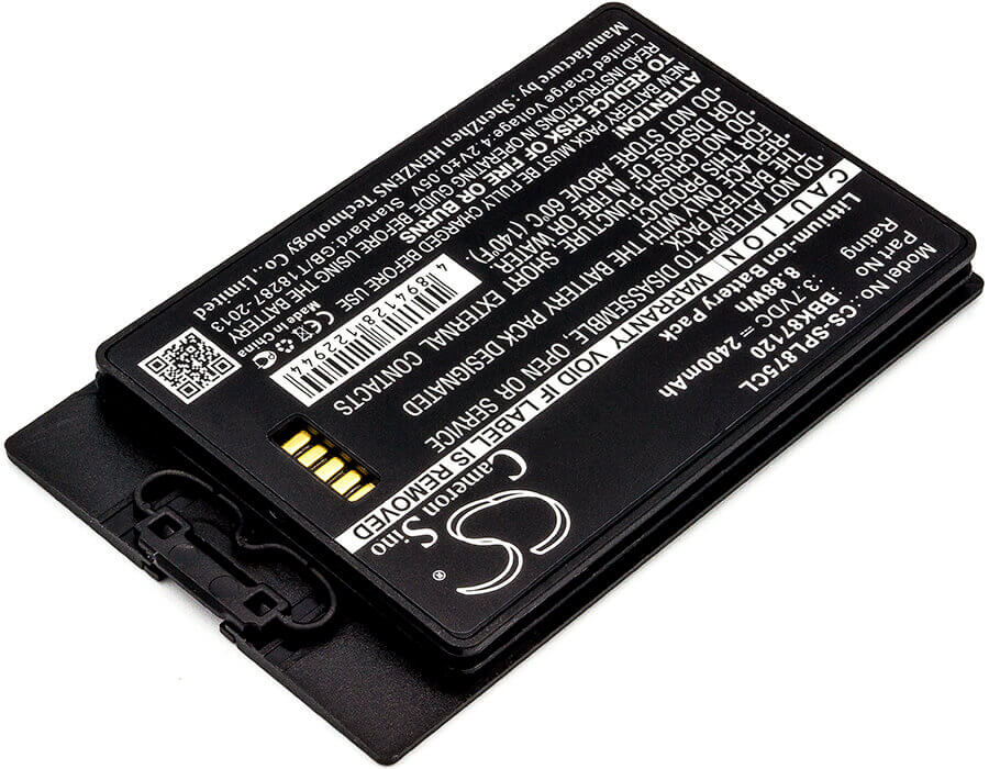 3.7V, Li-ion, 2400mAh, batterie de téléphone sans fil compatible avec Spectralink, Bbk87120, 8742, Pbl87420, 8.88Wh Téléphone sans fil Cameron Sino Technology Limited (Téléphone sans fil)