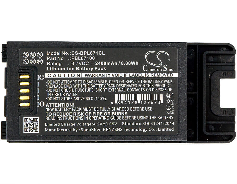 3.7V, Li-ion, 2400mAh, Cordless Phone battery fits Spectralink, Bat87100, Pbl87410, Pivot 8741, 8.88Wh Cordless Phone Cameron Sino Technology Limited (Cordless Phone)