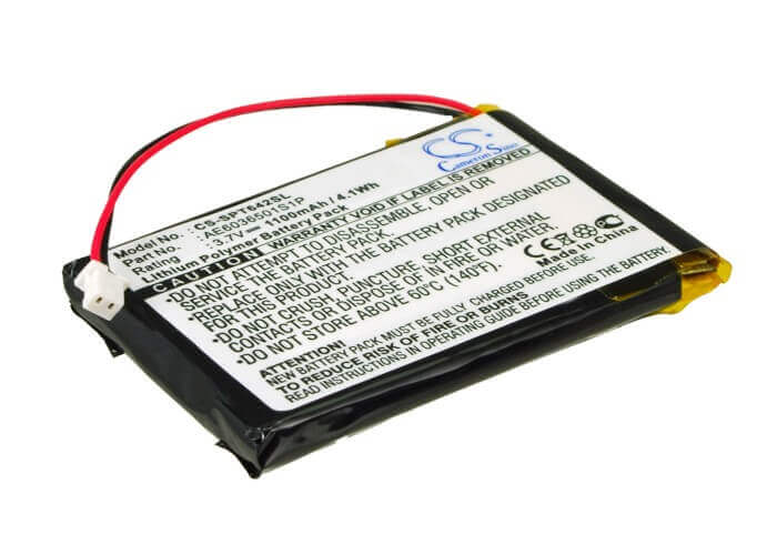 3,7V, Li-Polymère, 1100mAh, batterie GPS compatible avec Spetrotec, Ae6036501s1p, 4642-e434-v12 Seg/n, 4,07Wh GPS, Navigator Cameron Sino Technology Limited