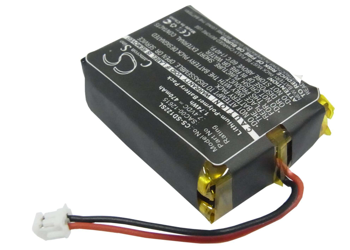 7.4V, Li-Polymer, 470mAh, Dog Collar battery fits Sportdog, Sac00-12615, Sd-1225 Transmitter, Sd-1225e Transmitter, 3.48Wh Dog Collar Cameron Sino Technology Limited
