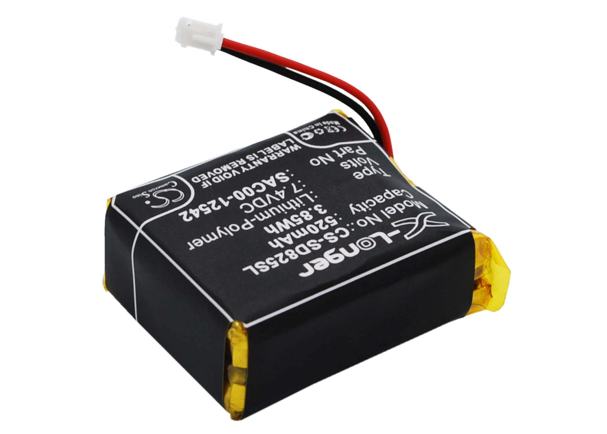 7.4V, Li-Polymer, 520mAh, Dog Collar battery fits Sportdog, Sac00-12542, D-1875, Houndhunter 3225, 3.85Wh Dog Collar Cameron Sino Technology Limited