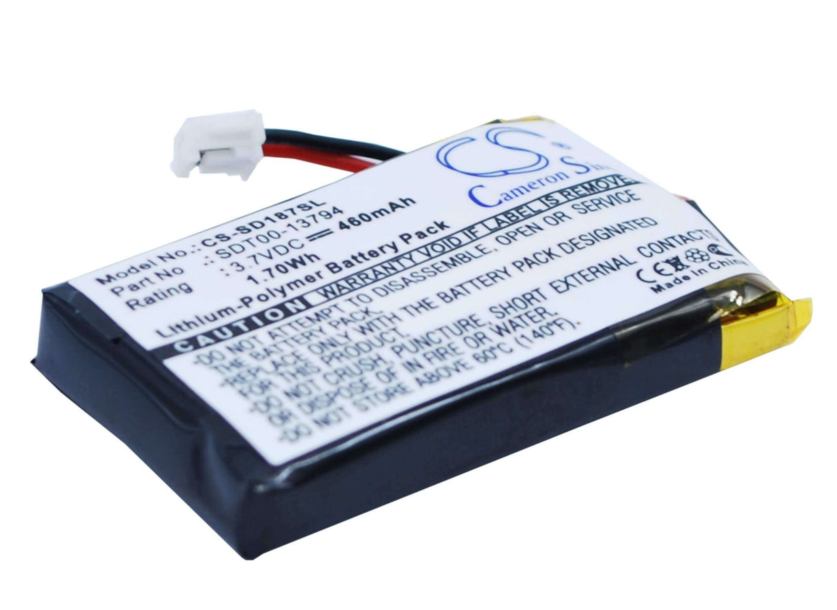 3.7V, Li-Polymer, 460mAh, Dog Collar battery fits Sportdog, Sd-1875, Sd-1875, Sd-1875 Remote Beeper, 1.7Wh Dog Collar Cameron Sino Technology Limited