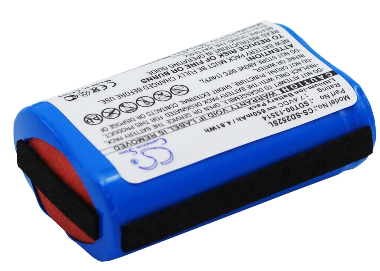 7.4V, Li-ion, 650mAh, Dog Collar battery fits Sportdog, Sac00-13514, Prohunter 2525, Prohunter 2525 Transmitter, 4.81Wh Dog Collar Cameron Sino Technology Limited