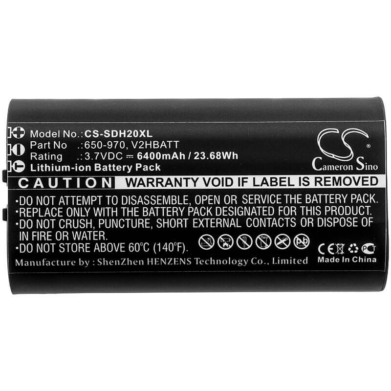 3.7V, Li-ion, 6400mAh, Dog Collar battery fits Sportdog, 650-970, Tek 2.0 Gps Handheld, 23.68Wh Dog Collar Cameron Sino Technology Limited