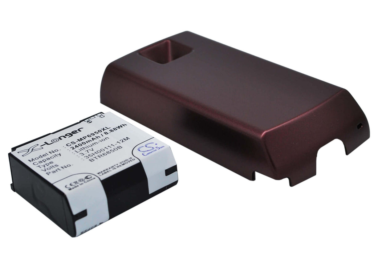 3.7V, Li-ion, 2400mAh, PDA battery fits Sprint, 35h00111-12m, Diamond Pro, Mp6590, 8.88Wh PDA, Pocket PC Cameron Sino Technology Limited