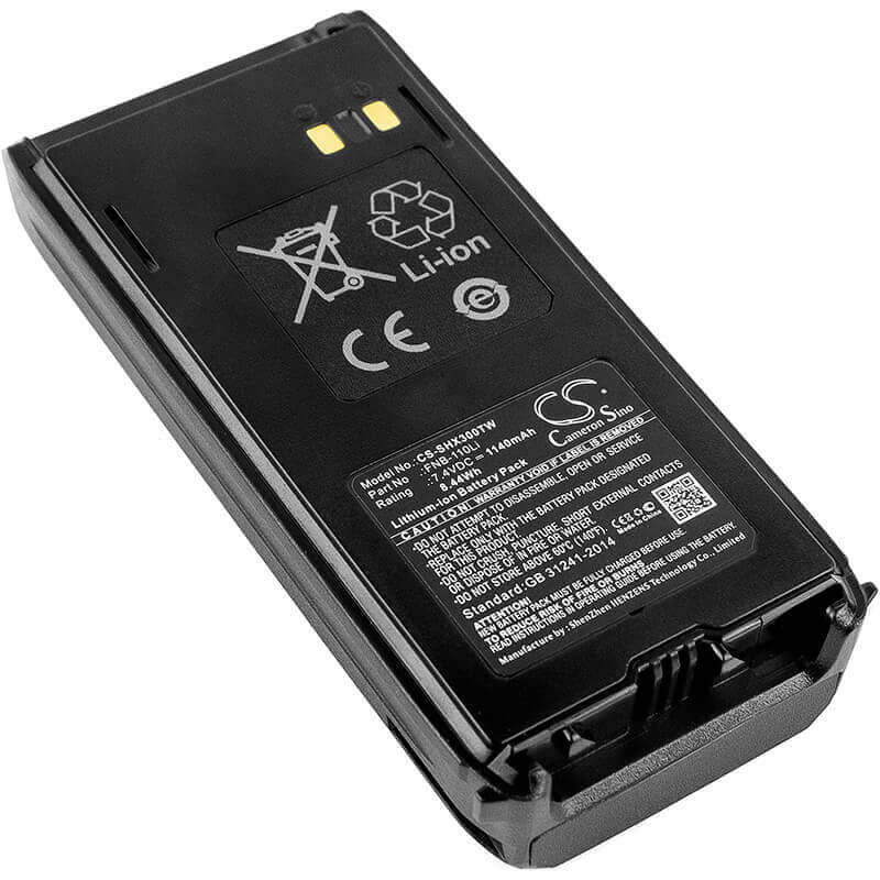 Two-Way Radio Battery For Standard Horizon Hx290, Hx 290 7.4v, 1140mah - 8.44wh Two-Way Radio Cameron Sino Technology Limited