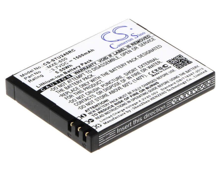 3.7V, Li-ion, 1500mAh, Hotspot battery fits Straight Talk, Tracfone, Mxe-650, Umx U240c, 5.55Wh Hotspot Cameron Sino Technology Limited